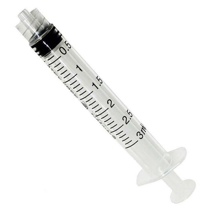 BD General Purpose Syringe, Luer Lock Tip, 3 ml - Box of 200 - Image 1