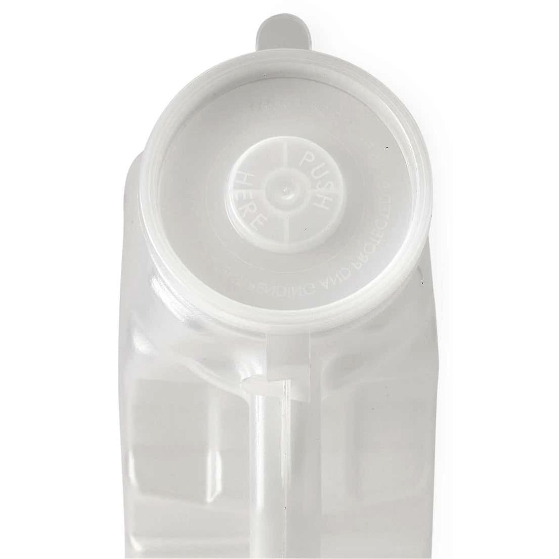 Medline Supreme Male Urinal with Lid - Image 2