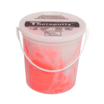 CanDo Antimicrobial Theraputty Exercise Material, 5 Lbs, Red, Soft - Image 1