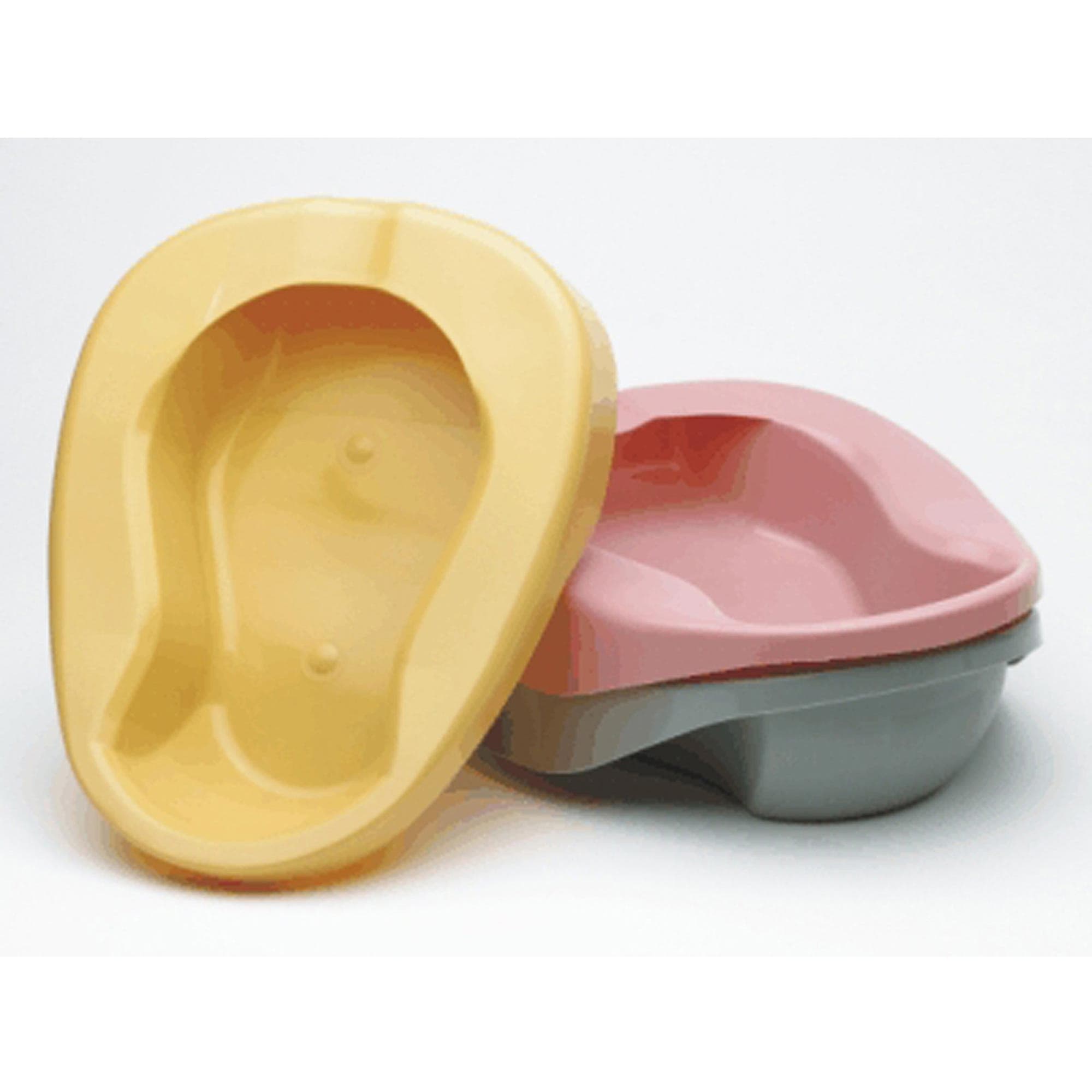 Medegen Pontoon Bedpan, Dusty Rose, 2 Quart-1893 mL - Case of 20 - Image 1