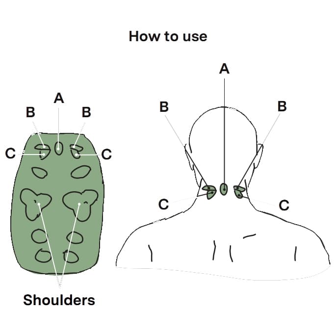 Kanjo Acupressure Neck Cushion, Purple - Image 7