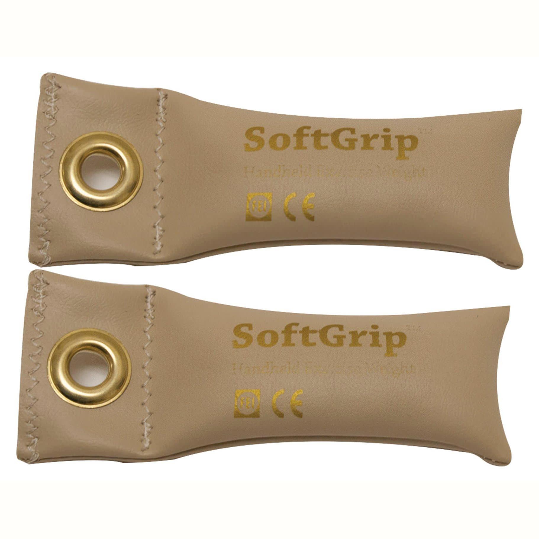 CanDo SoftGrip Hand Weights, 0.5 lbs Tan - Pair - Image 1
