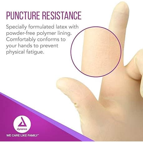 Dynarex Sterile Latex Surgical Gloves - Image 3