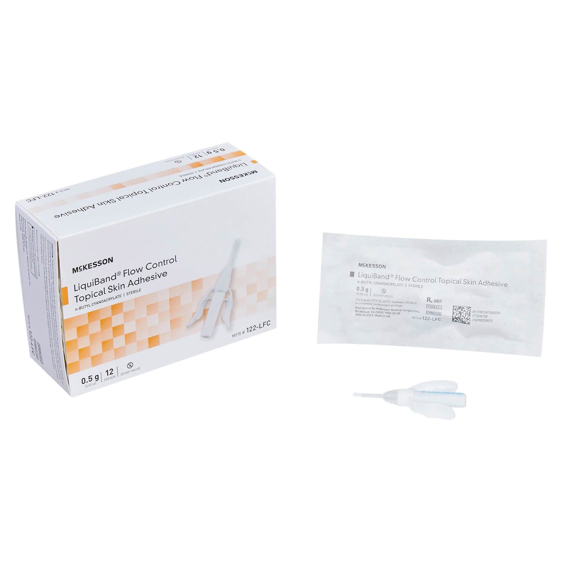 McKesson LiquiBand Flow Control Skin Adhesive Precision Applicator Tip - Case of 72 - Image 1