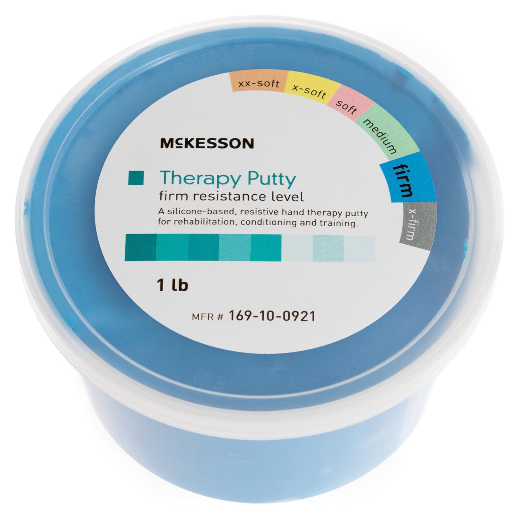 McKesson Blue Therapy Putty, Firm, 1 lbs - Image 1