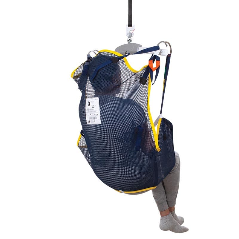 Handicare Deluxe Hammock Mesh/Poly Sling with Head Support and Hip Strap - Junior - Image 1