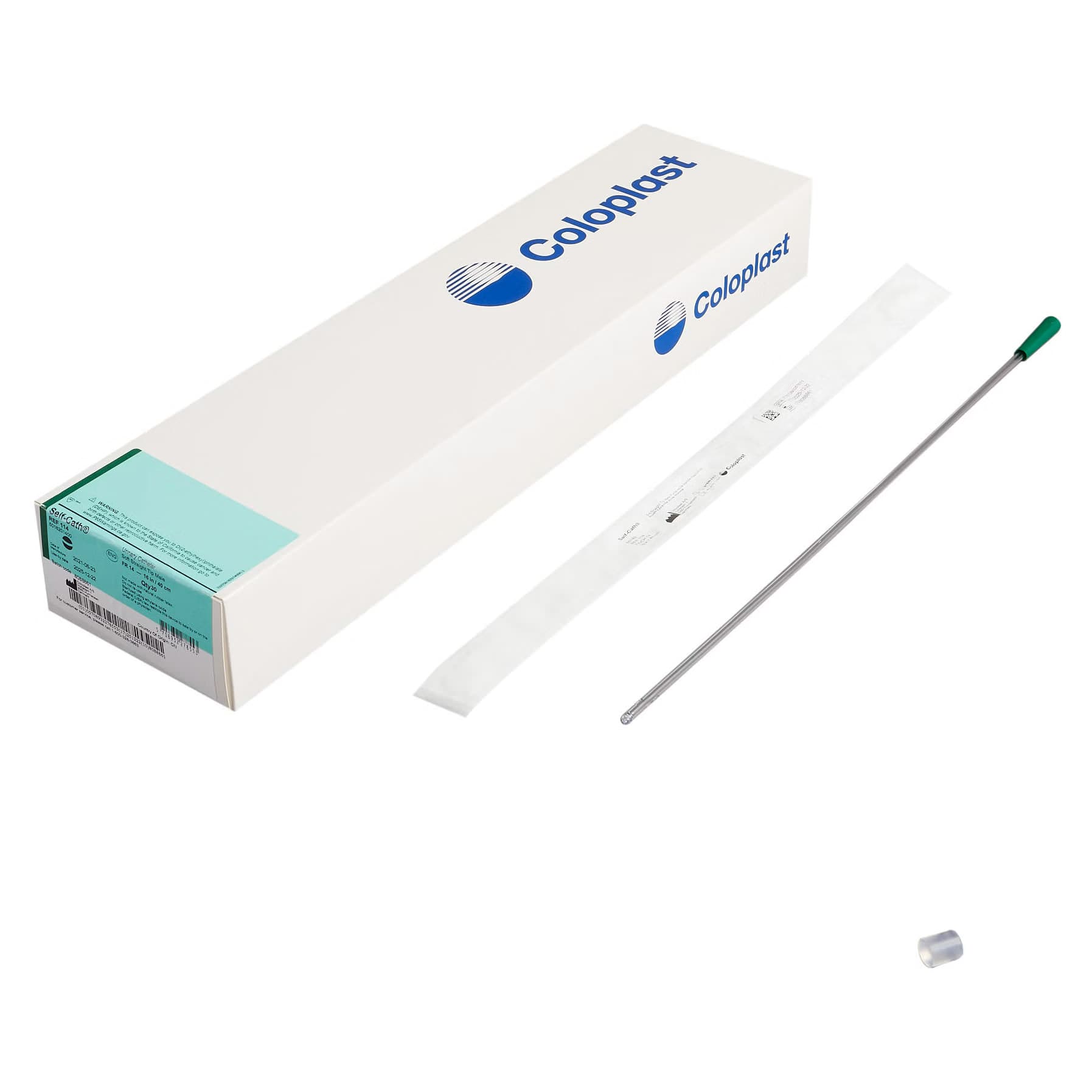 Self-Cath Intermittent Catheter, Funnel End, Straight Tip, 14 Fr, 16" - Case of 360 - Image 1