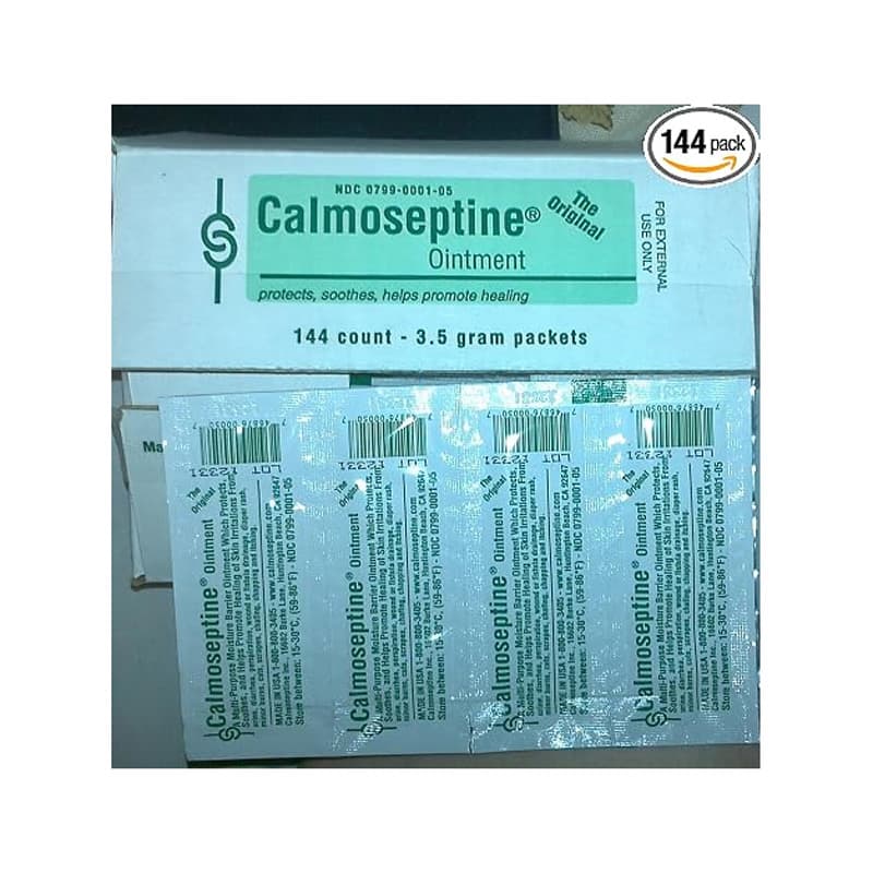 Calmoseptine Moisture Barrier Ointment, 3.5 g Packet - Box of 144 - Image 1