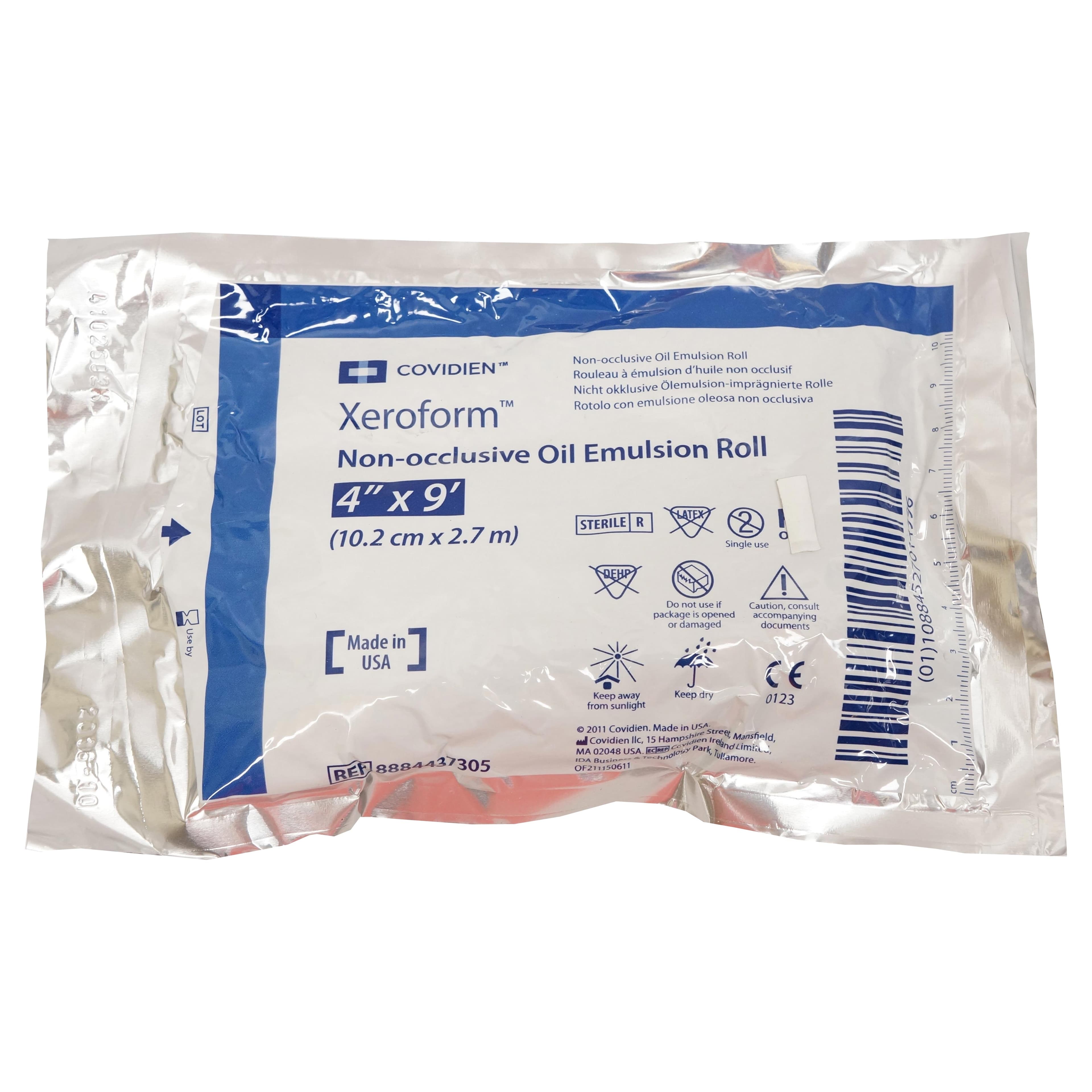 Xeroform Petrolatum Impregnated Gauze Dressing, Sterile, 4 Inch x 3 Yard - Image 1