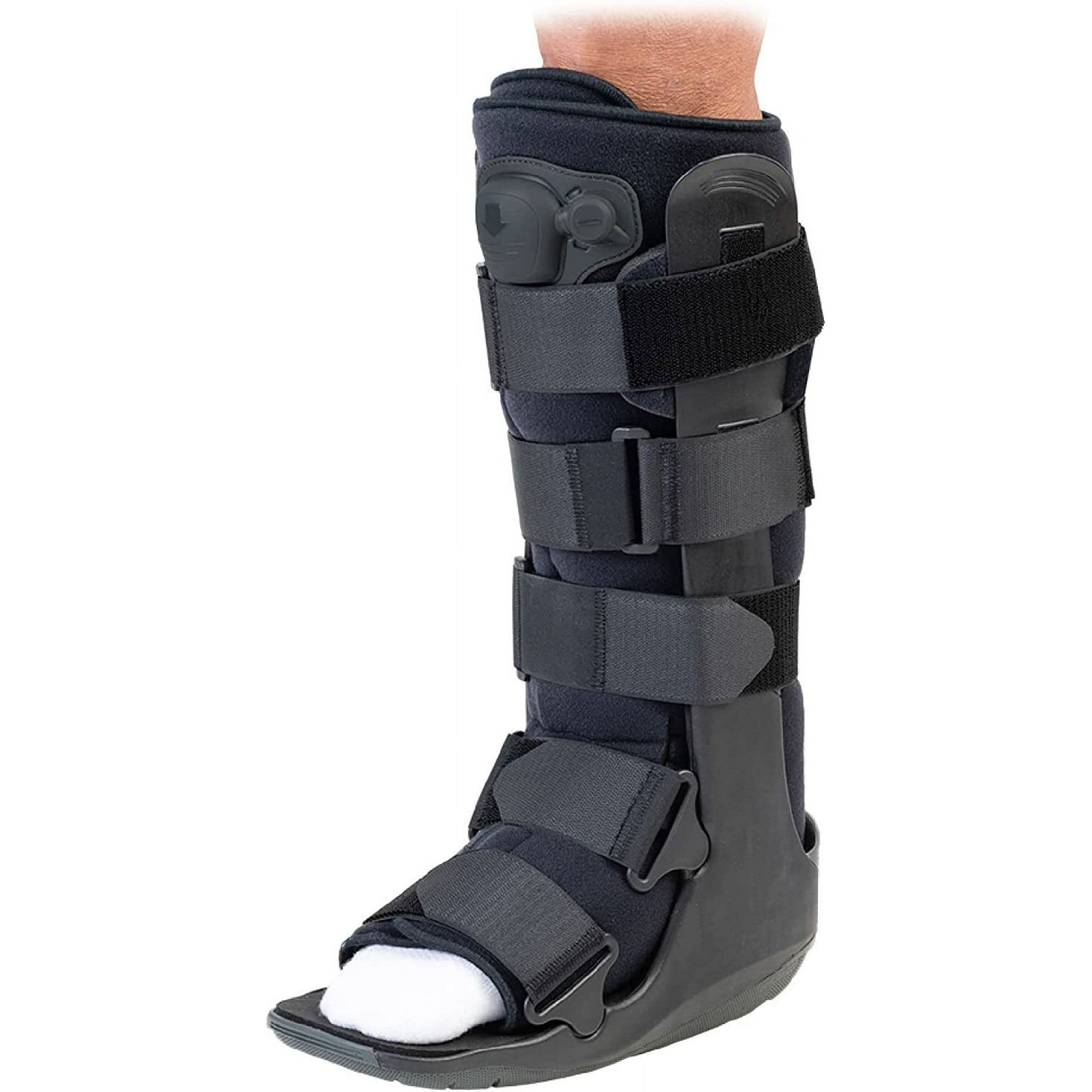 Breg SoftGait Pneumatic Air Walker Boot, Tall, Black, Adult, Large - Each - Image 1
