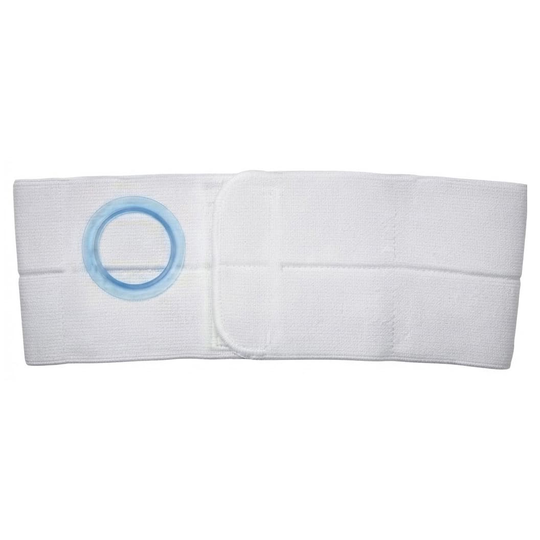 Nu-Hope 6" Flat panel Ostomy Support Belt, 3-1/8", White, X-Large - Each - Image 1