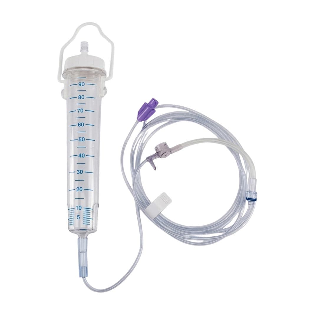 Kangaroo ePump Enteral Burette Feeding Pump Bag Set, 100 ml - Case of 30 - Image 1