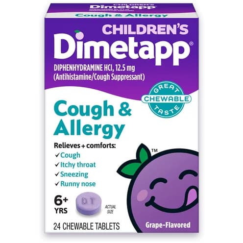 Child's Dimetapp Cough & Allergy Chewable - 24 Count