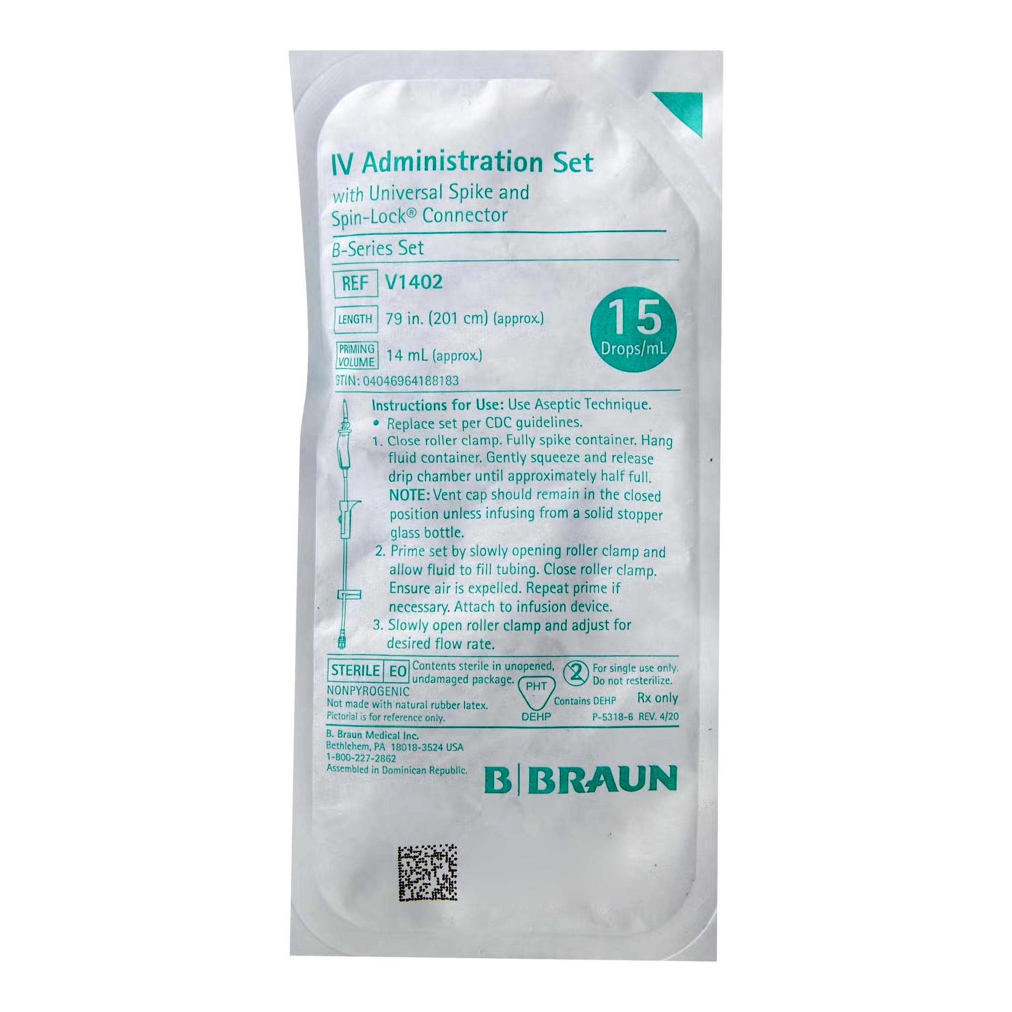 B. Braun DEHP Drip Chamber Primary Administration Set - Image 3