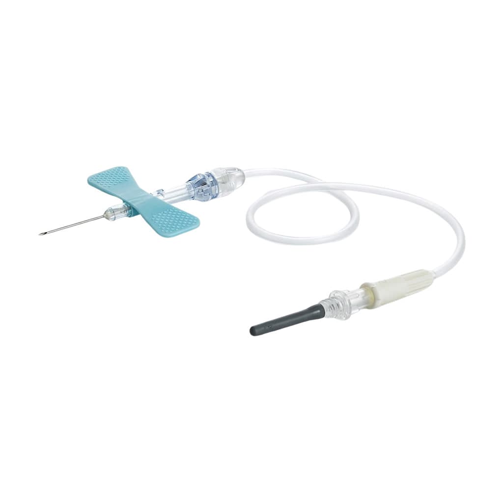 Greiner Bio-One Safety Blood Collection Set with Luer Adapter, 23 Gauge, 3/4 Inch, 7.5 Inch Tubing - Case of 1080 - Image 1