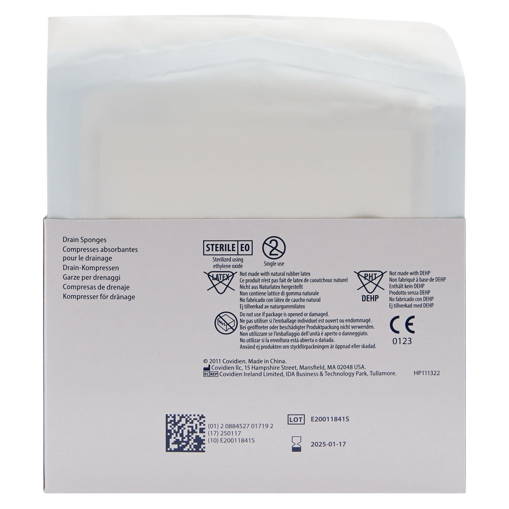 Cardinal Curity 6 Ply Non-Woven Drain Sponge - Image 4