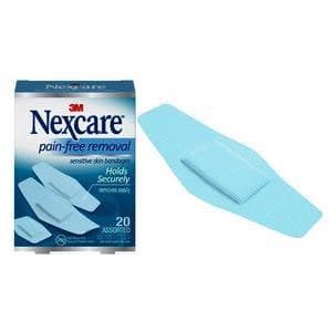Nexcare Sensitive Skin Adhesive Strip, White - Package of 20 - Image 1