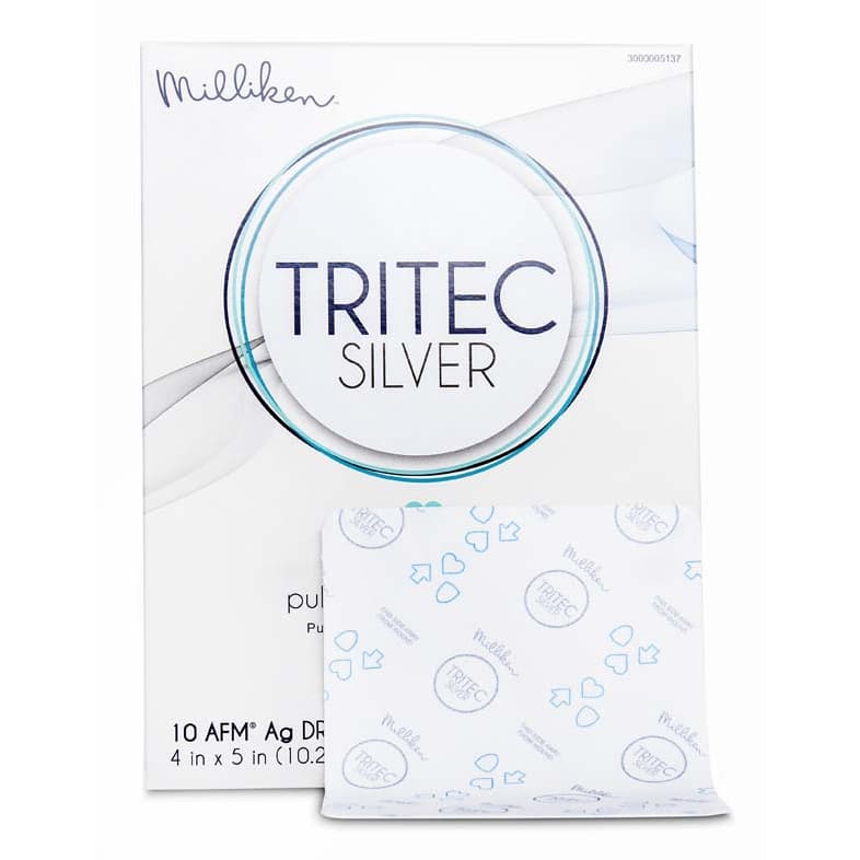 TRITEC Silver Contact Layer Dressing, 4" X 5" - Box of 10 - Image 1