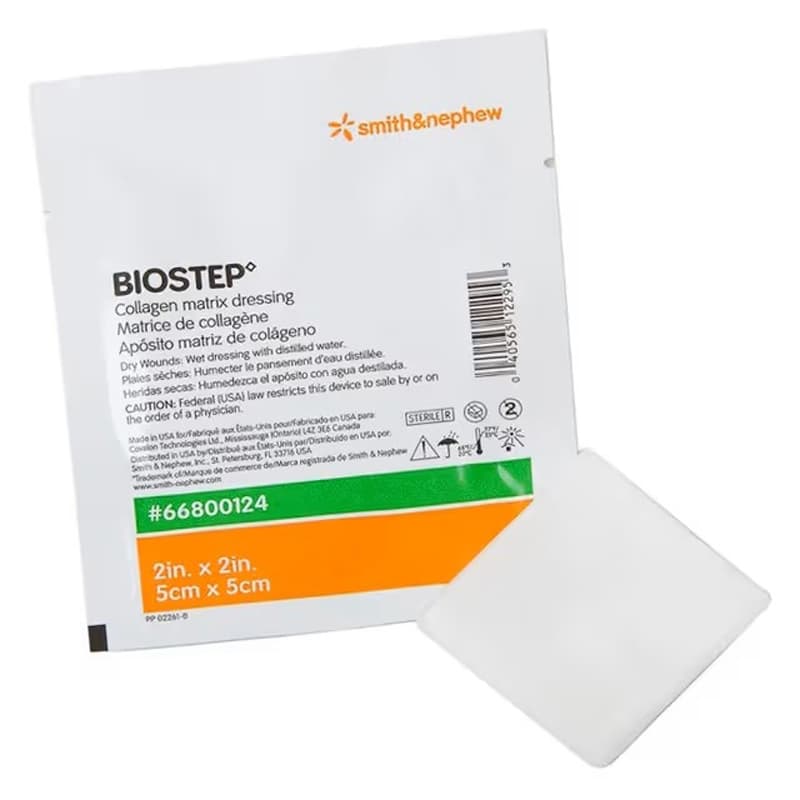 Biostep Collagen Matrix Dressing, 2 x 2 Inch - Each - Image 1