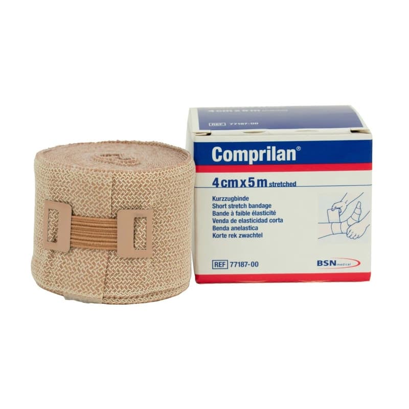Comprilan Short Stretch Bandage, 4 cm x 5 meter - Each - Image 1