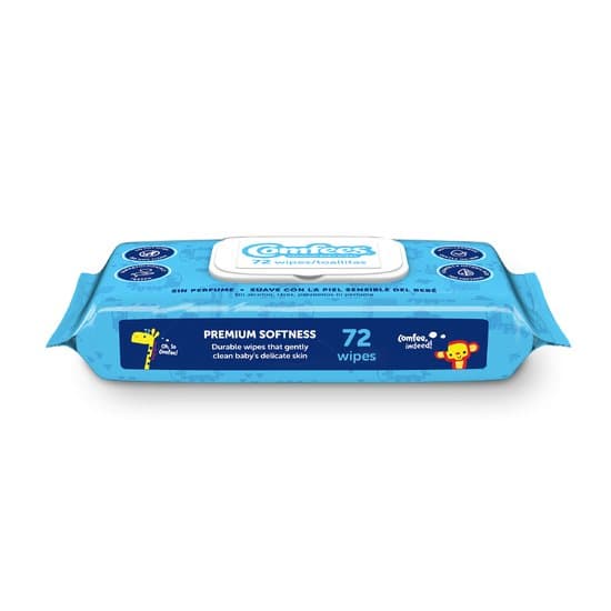 Comfees Unscented Premium Baby Wipes - Image 2