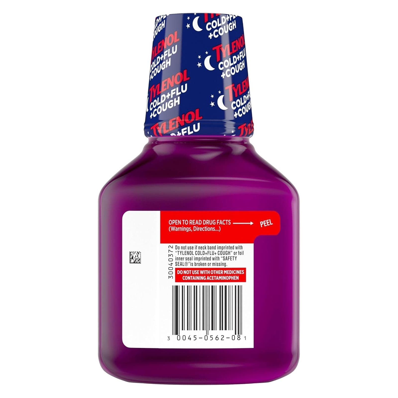 Johnson & Johnson Night Pain Relief Liquid, Wild Berry, 8 oz - Image 3