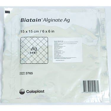 Biatain Soft Ag Alginate Non-Adhesive Dressing, 6" x 6" - Image 1