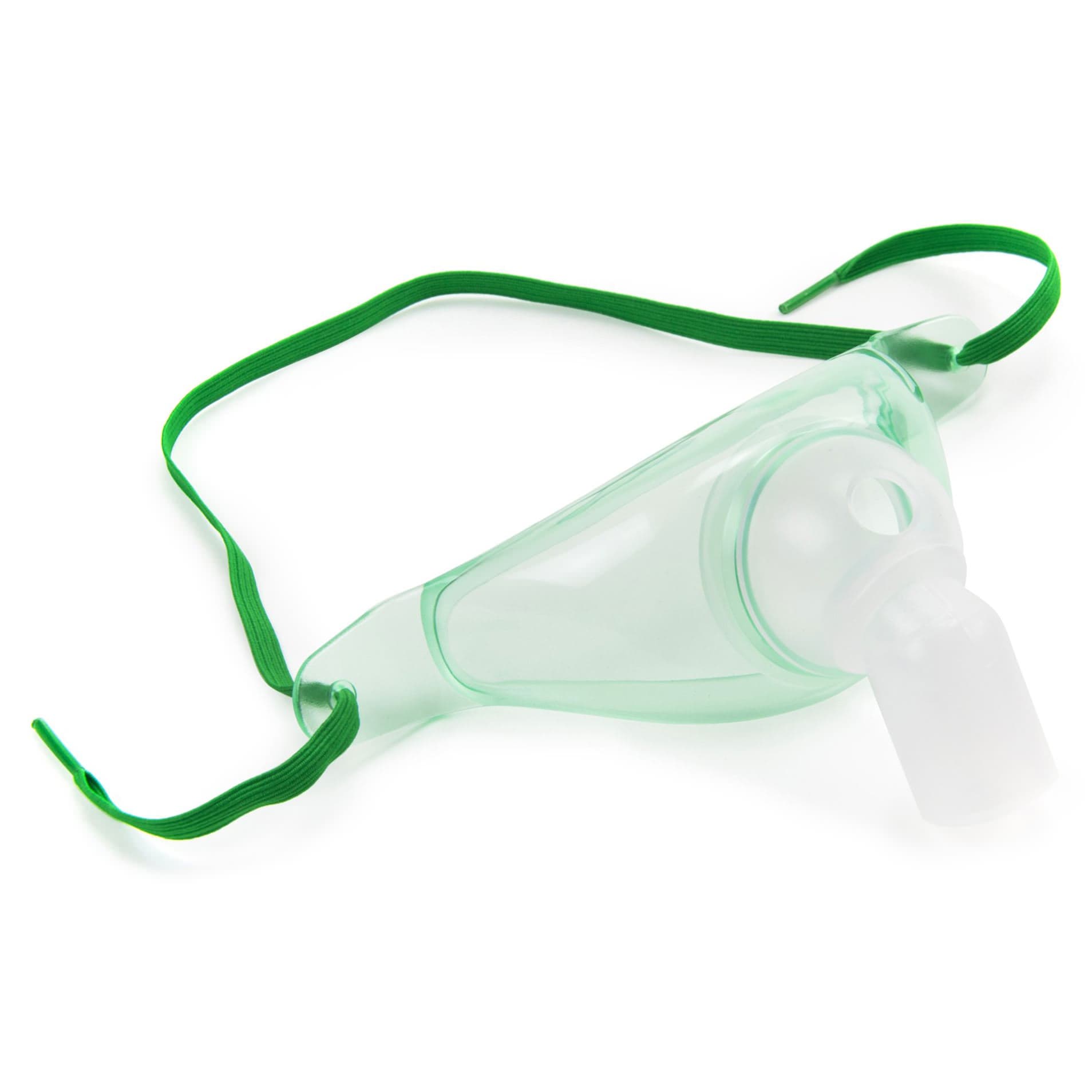 McKesson Tracheostomy Mask Clear Adjustable Head Strap without valve One Size Fits Most - Image 1