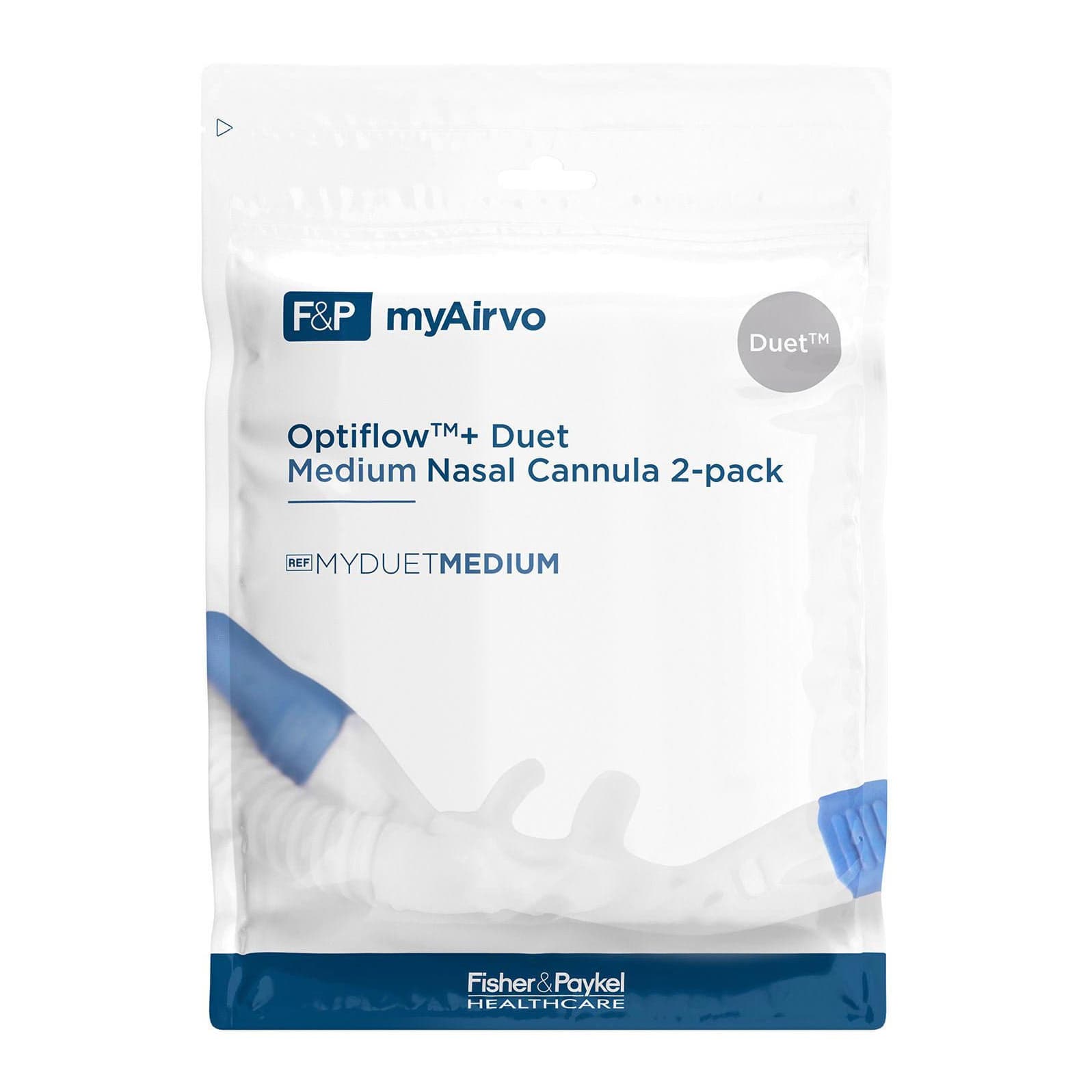 MyAirvo Optiflow+ Duet Nasal Cannula, Medium - Pack of 2 - Image 1
