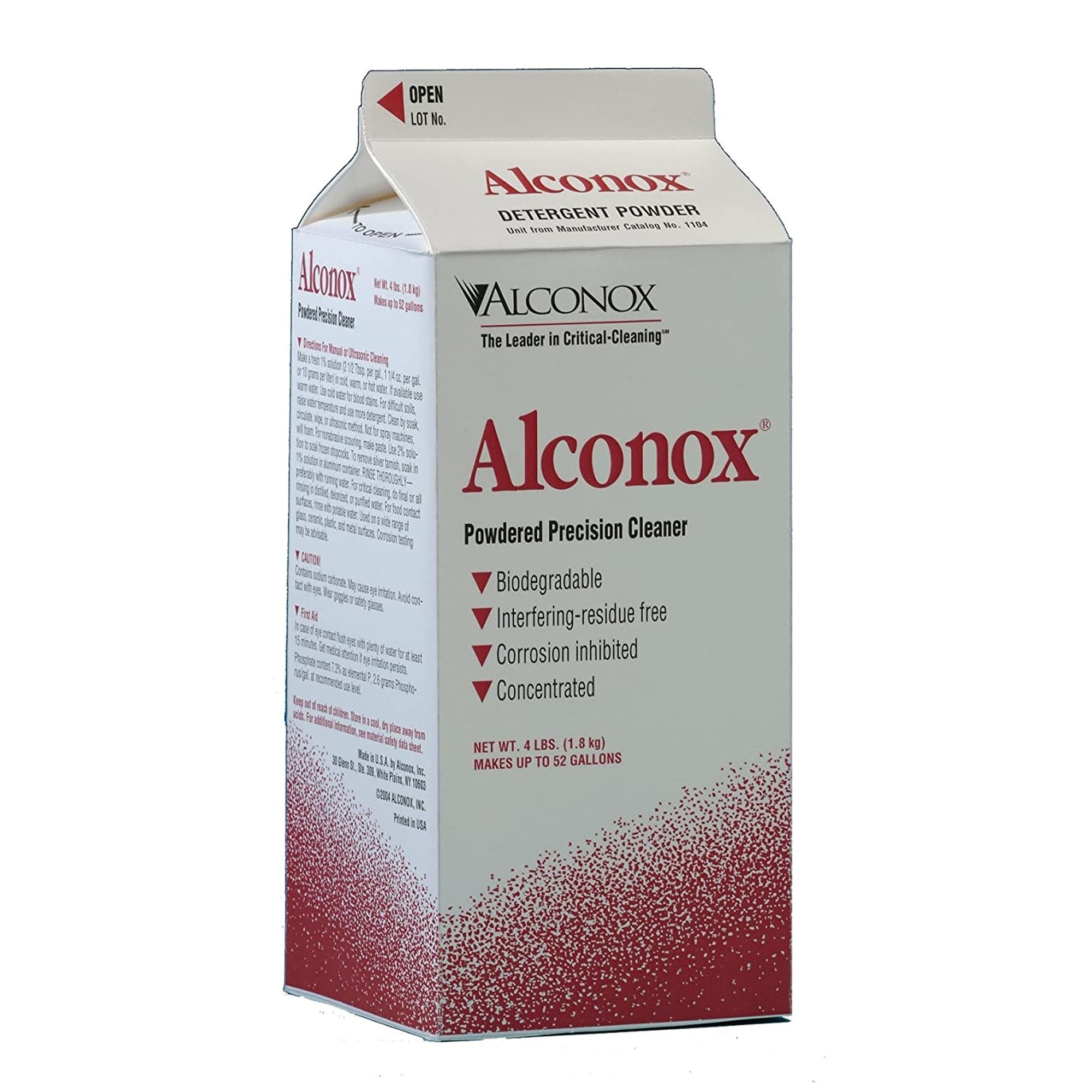 Alconox Powdered Precision Cleaner, 4 lbs - Image 1