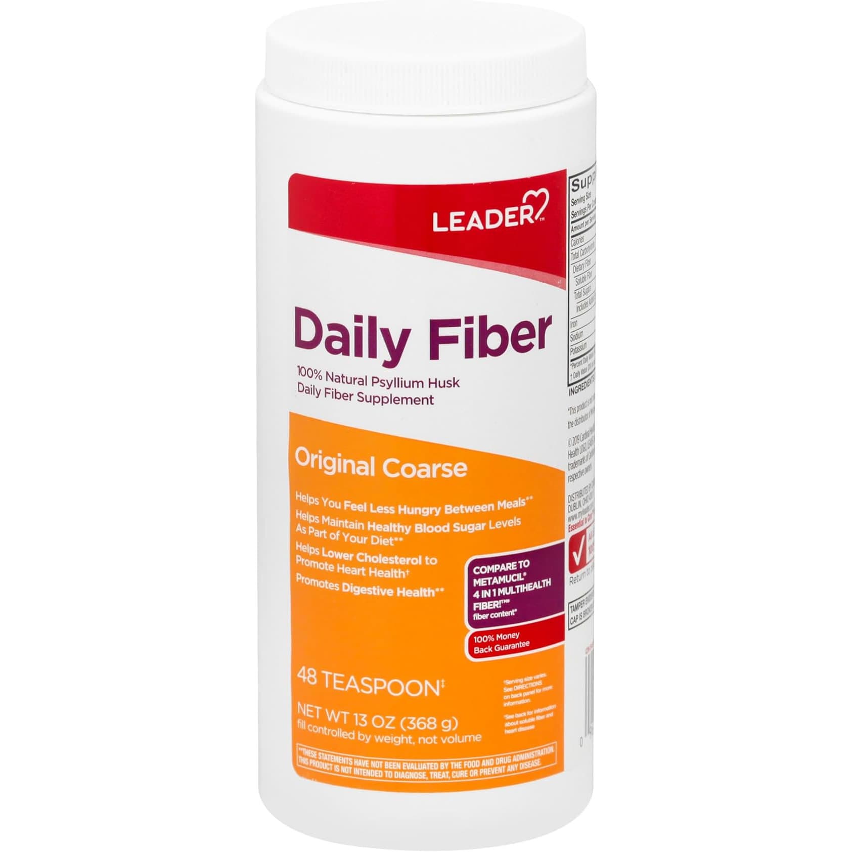 Leader Psyllium Husk Powder Daily Fiber Supplement, 13 oz - Each - Image 1