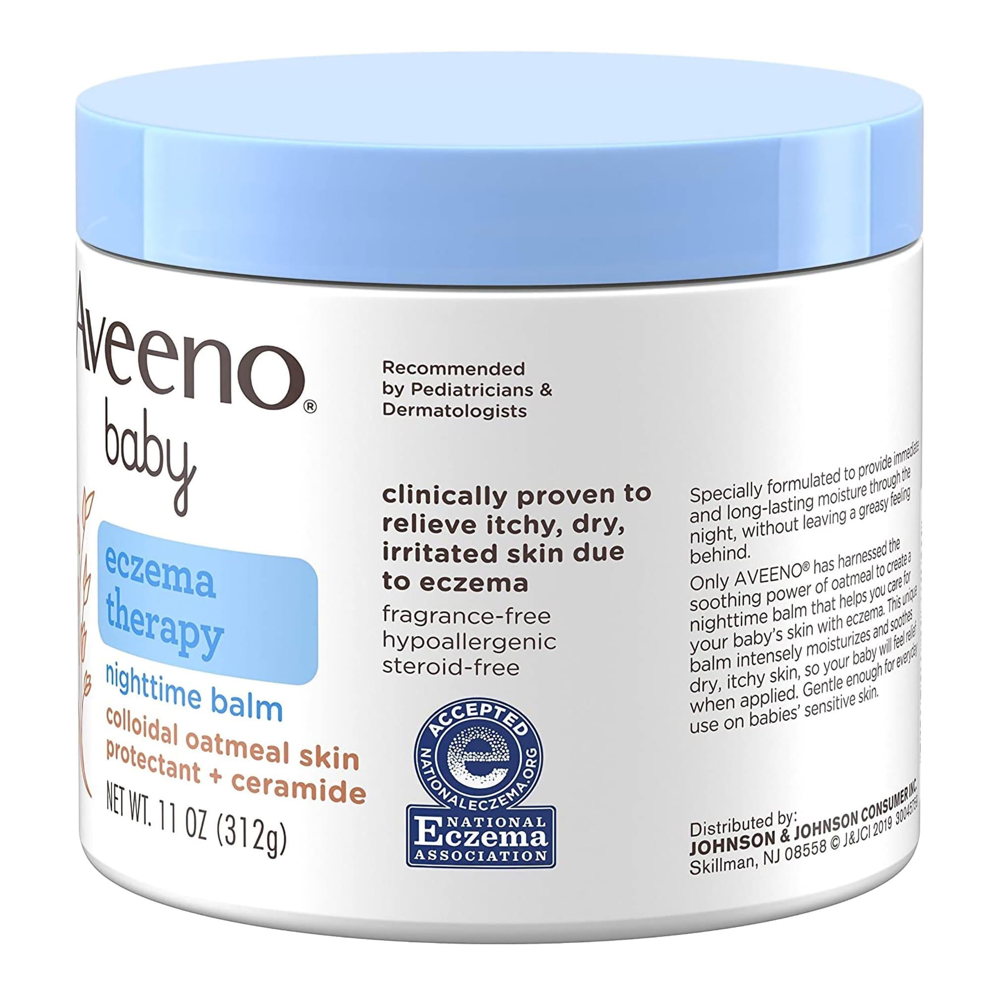 Aveeno Baby Eczema Therapy Nighttime Balm, 11 oz - 1 Each - Image 2