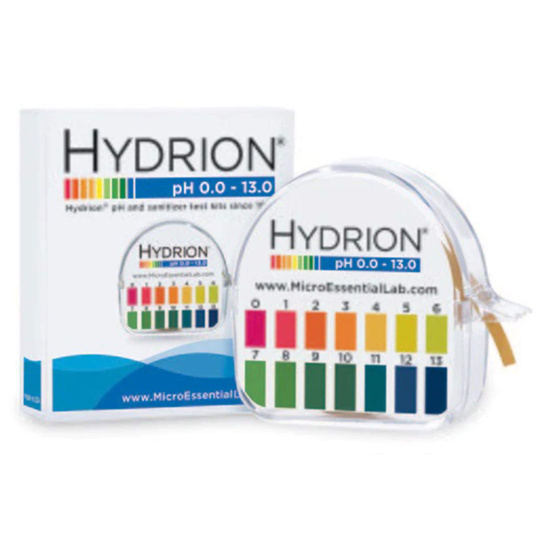Hydrion Insta-Chek pH Paper in Dispenser, 1/4 Inch x 15 Foot Roll - Each - Image 1