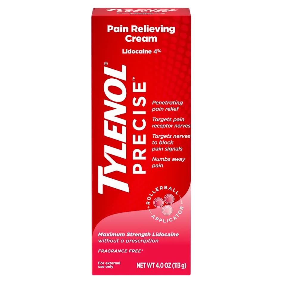Tylenol Precise Pain Relieving Cream, 4 oz - Each