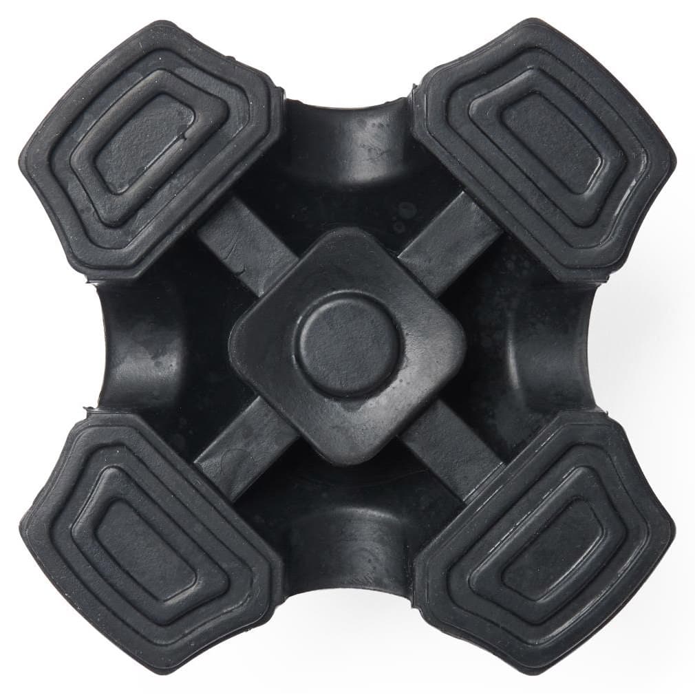 Medline Replacement 4-Point Cane Tips, Black - Case of 4 - Image 3