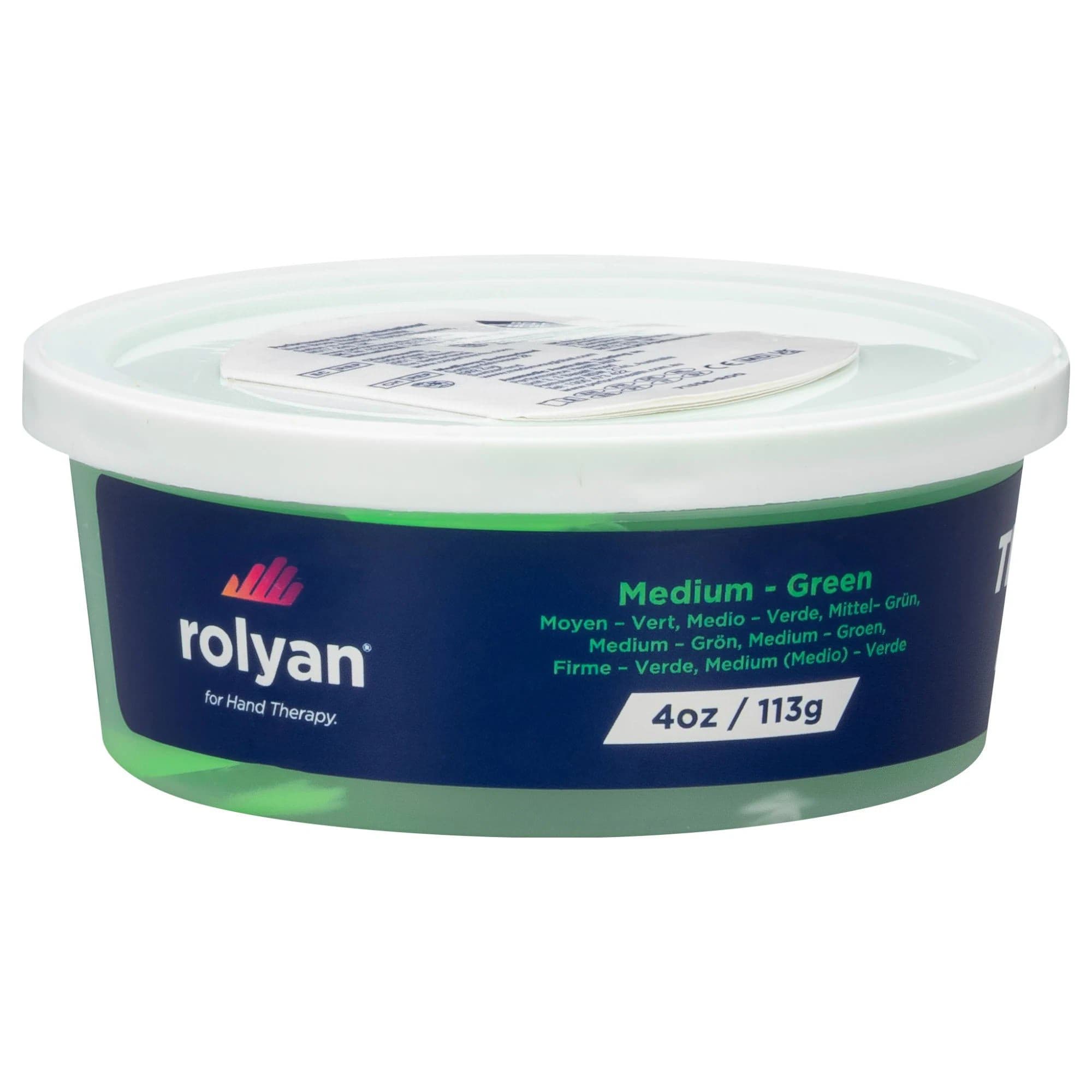 Rolyan Therapy Putty, 4 oz Green, Medium - Image 1