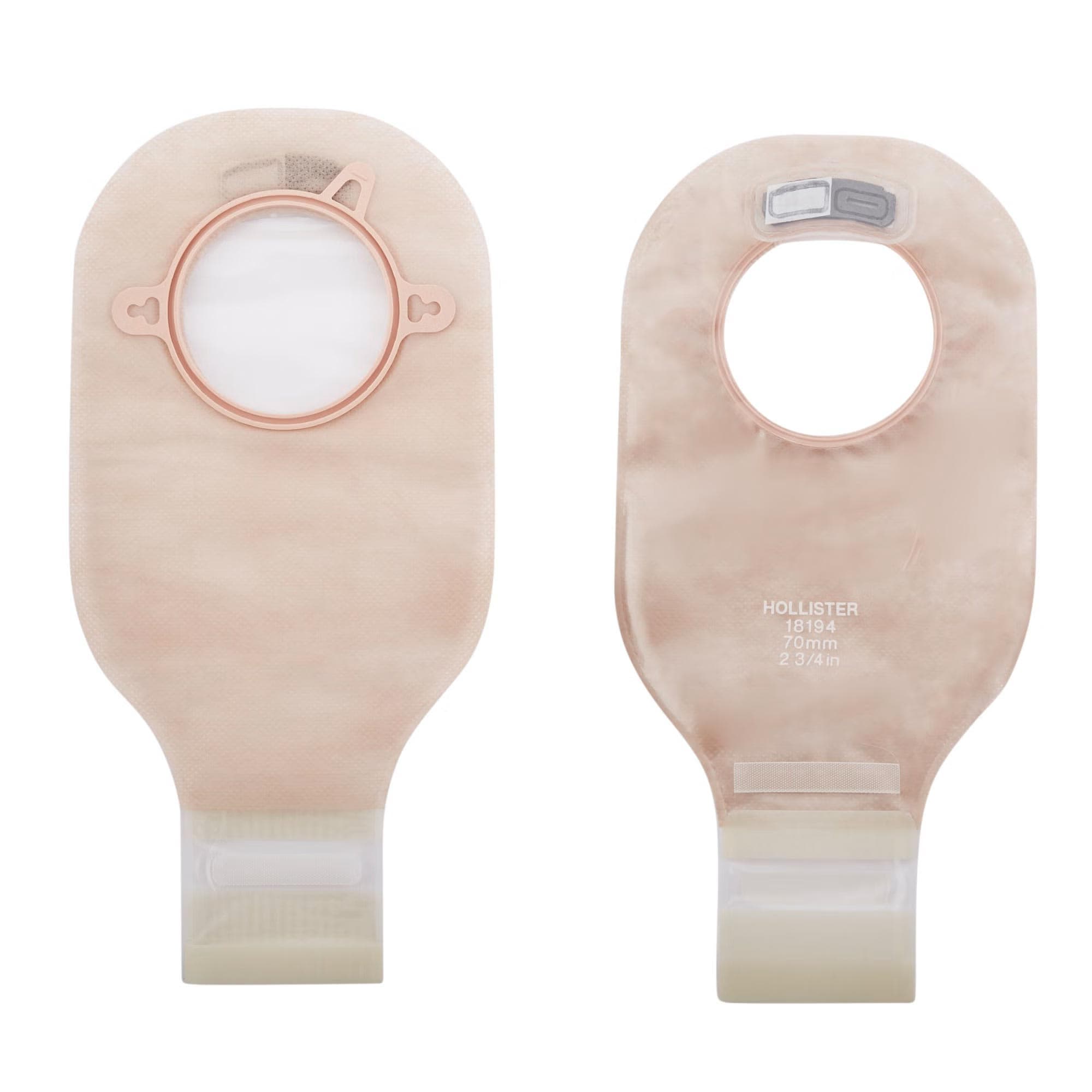 New Image 2-Piece Drainable Ostomy Pouch, Filter, 2-3/4 Inch, Transparent - Each - Image 1