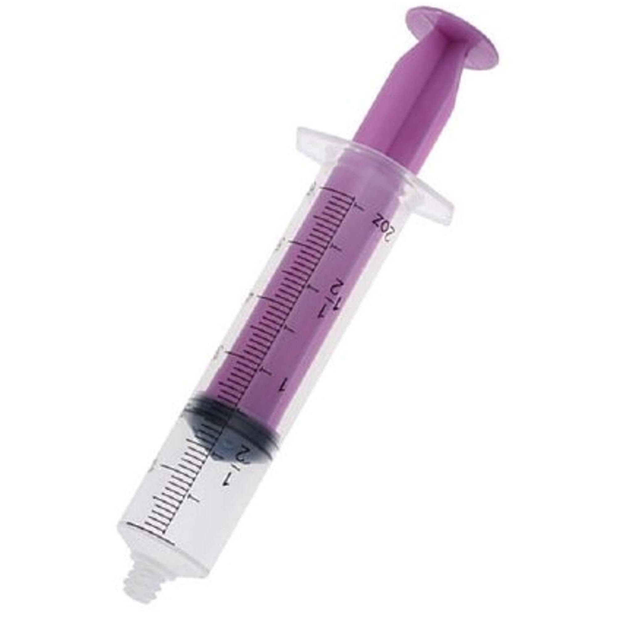 AMSure 60 mL Flat Top Piston Syringe with Transition Adapter, ENFit Tip - Image 2