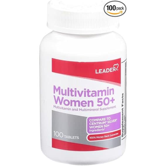 Leader Women's 50+ Multivitamin Tablets - Bottle of 100 - Image 1