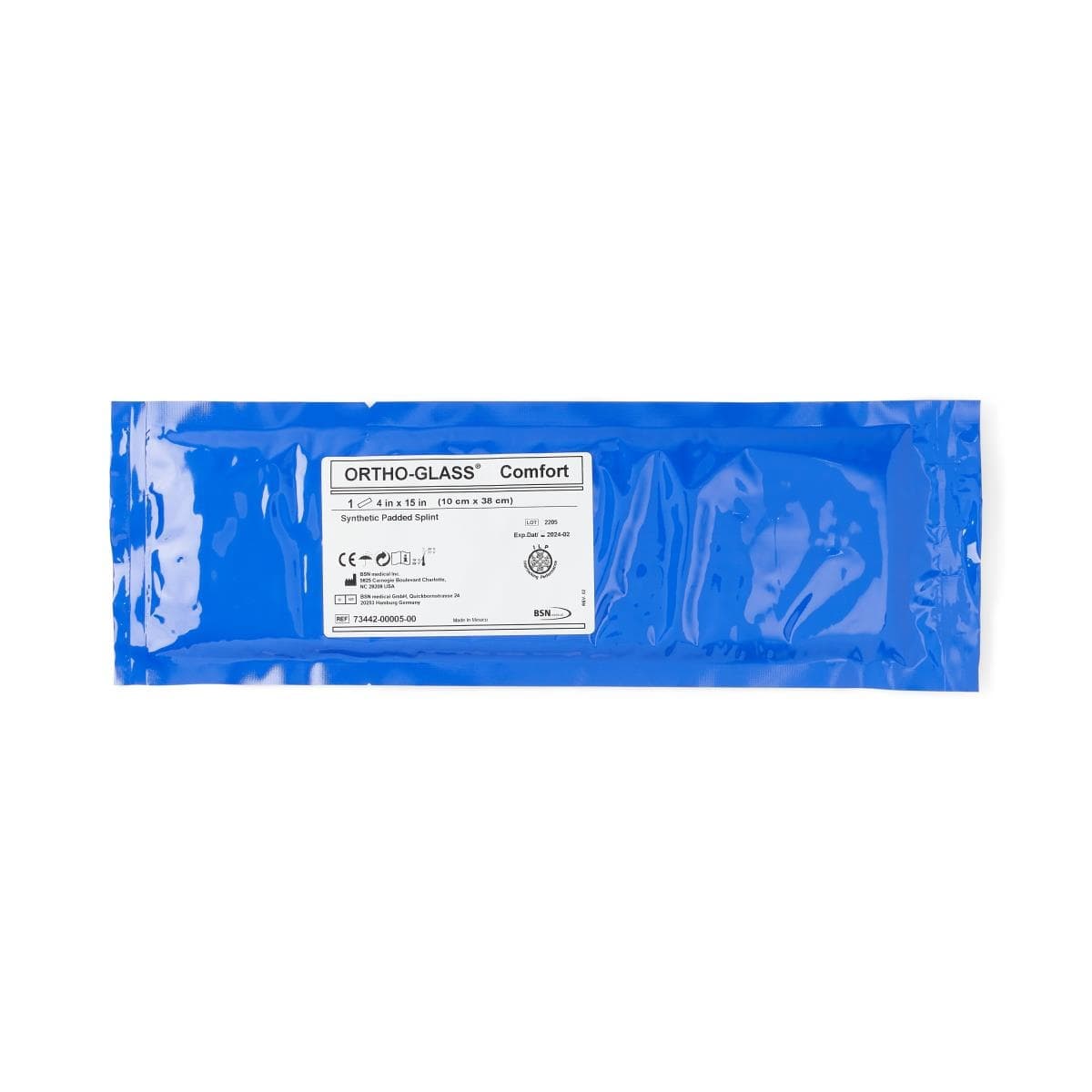 Ortho-Glass Comfort Synthetic Precut Splint, 4 x 15 Inch - Box of 10 - Image 1