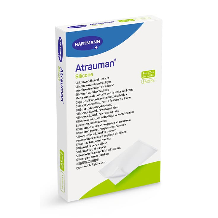 Atrauman Silicone Contact Layer Wound Dressing 2 x 2 Inch Sterile - Box of 10 - Image 1