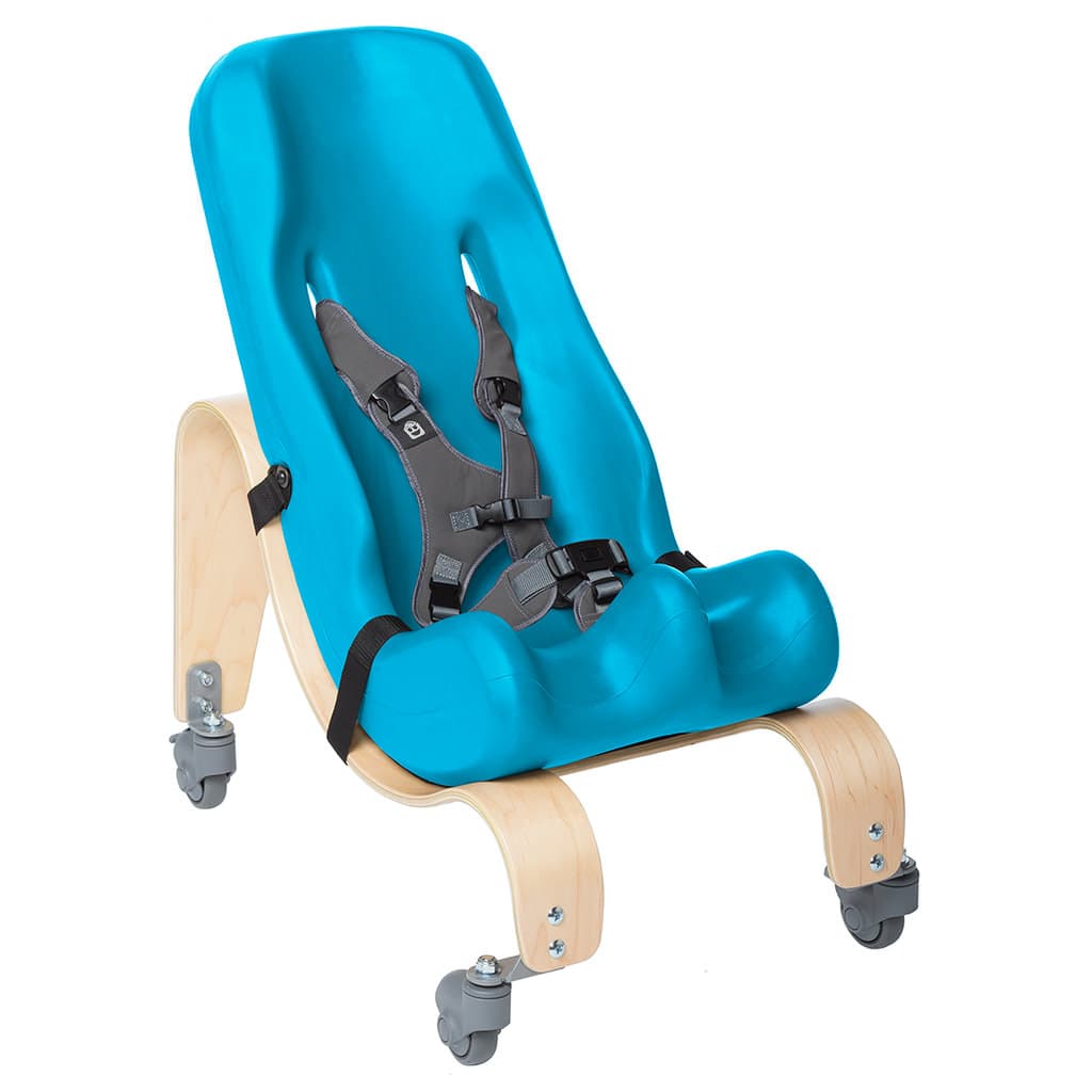 Special Tomato Sitter with Mobile Base, Size 2, Aqua - Image 1