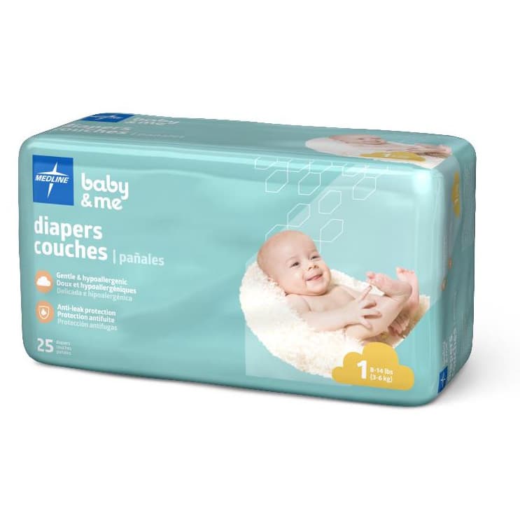 Medline Baby and Me Diaper - Image 2