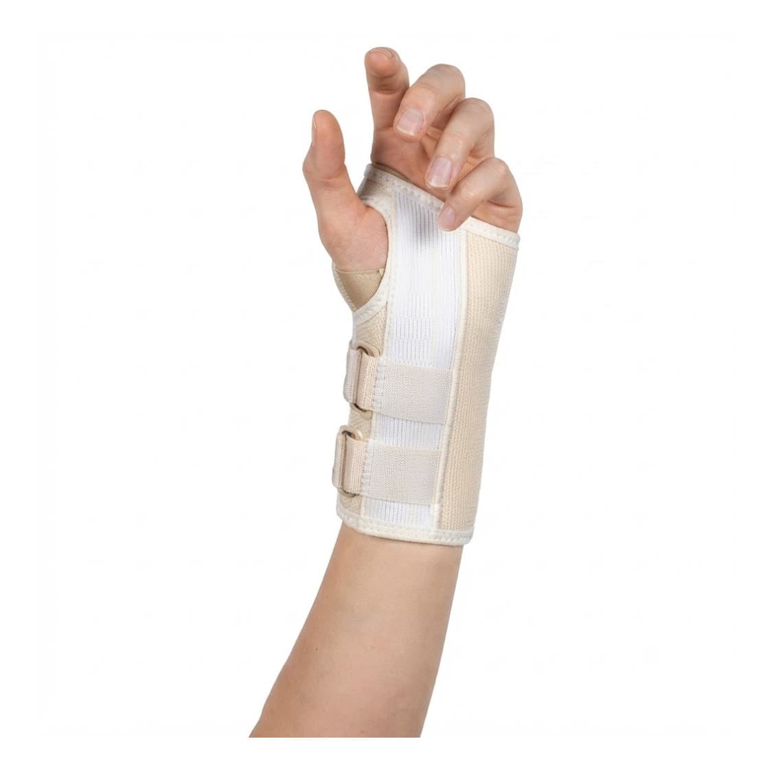 Leader Deluxe Carpal Tunnel Wrist Support, Extra Large-Left, White