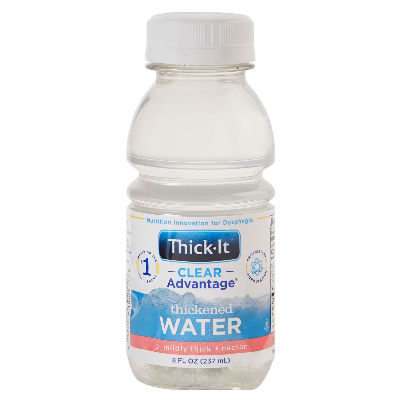 Thick-It Clear Advantage Nectar Consistency Thickened Water, 8 oz - Case of 24 - Image 1