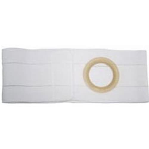 Nu-Hope Nu-Form 5" White Regular Elastic Ostomy Support Belt, Large, 2-7/8 x 3-3/8 Inch - Each - Image 1