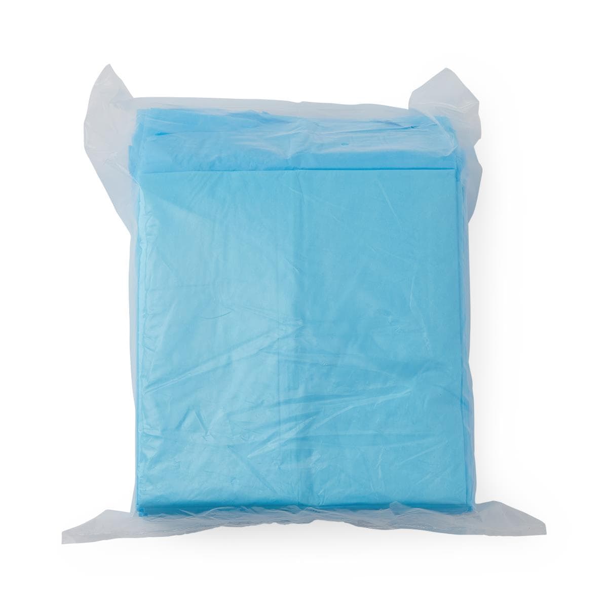 Medline Protection Plus Underpads, Light Absorbency, Blue, 23 x 36 Inch - Case of 150 - Image 1