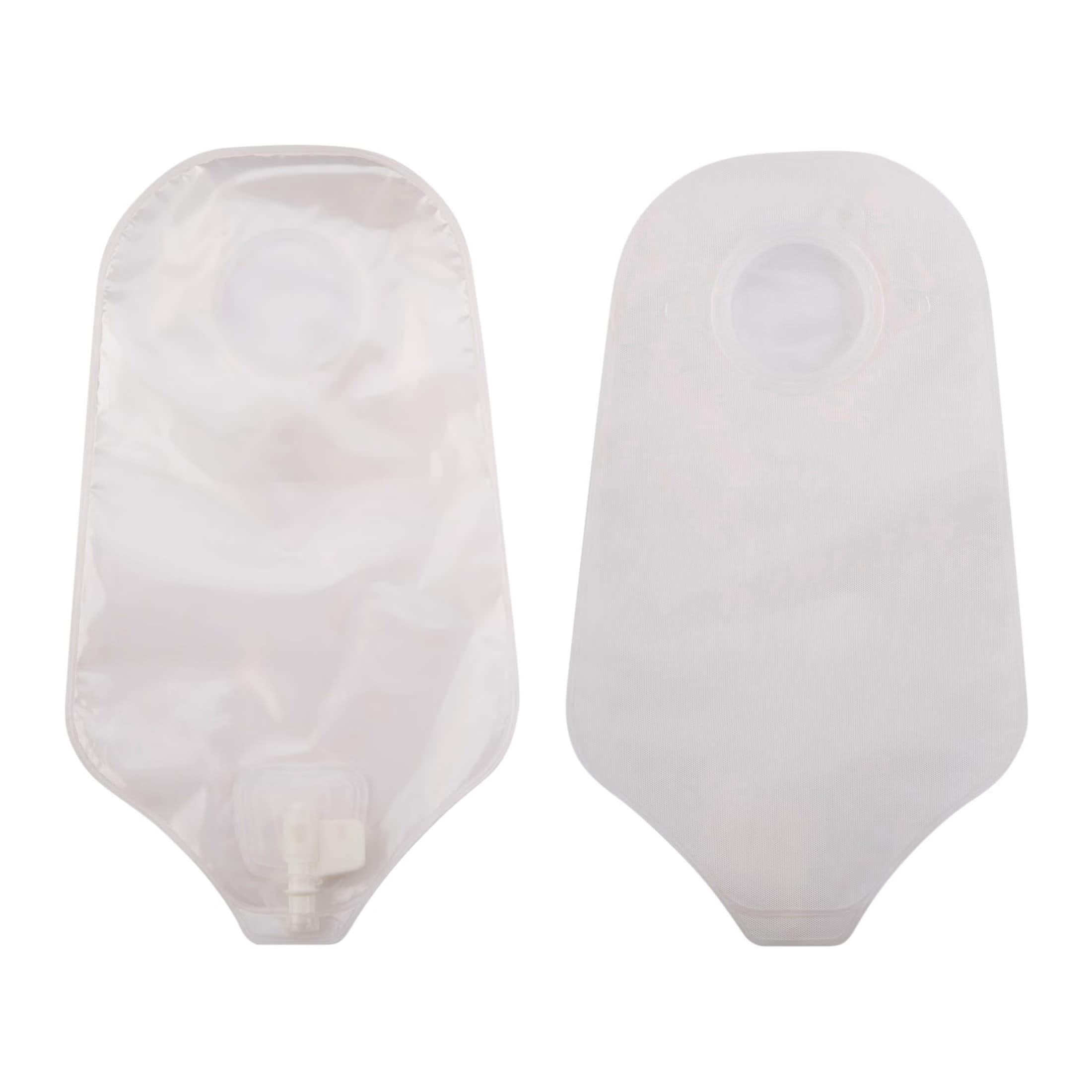 SUR-FIT Natura Urostomy Pouch, 1-3/4 Inch Flange Opaque - Box of 10 - Image 1