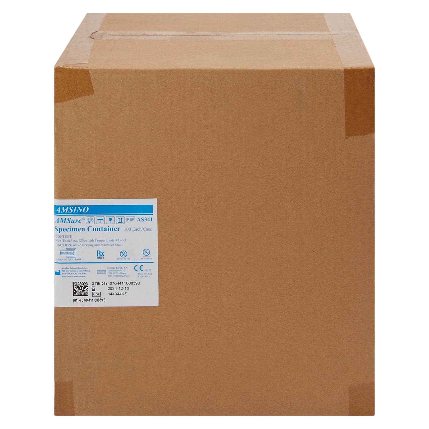 AMSure Graduated Plastic Specimen Container, Disposable - Image 2