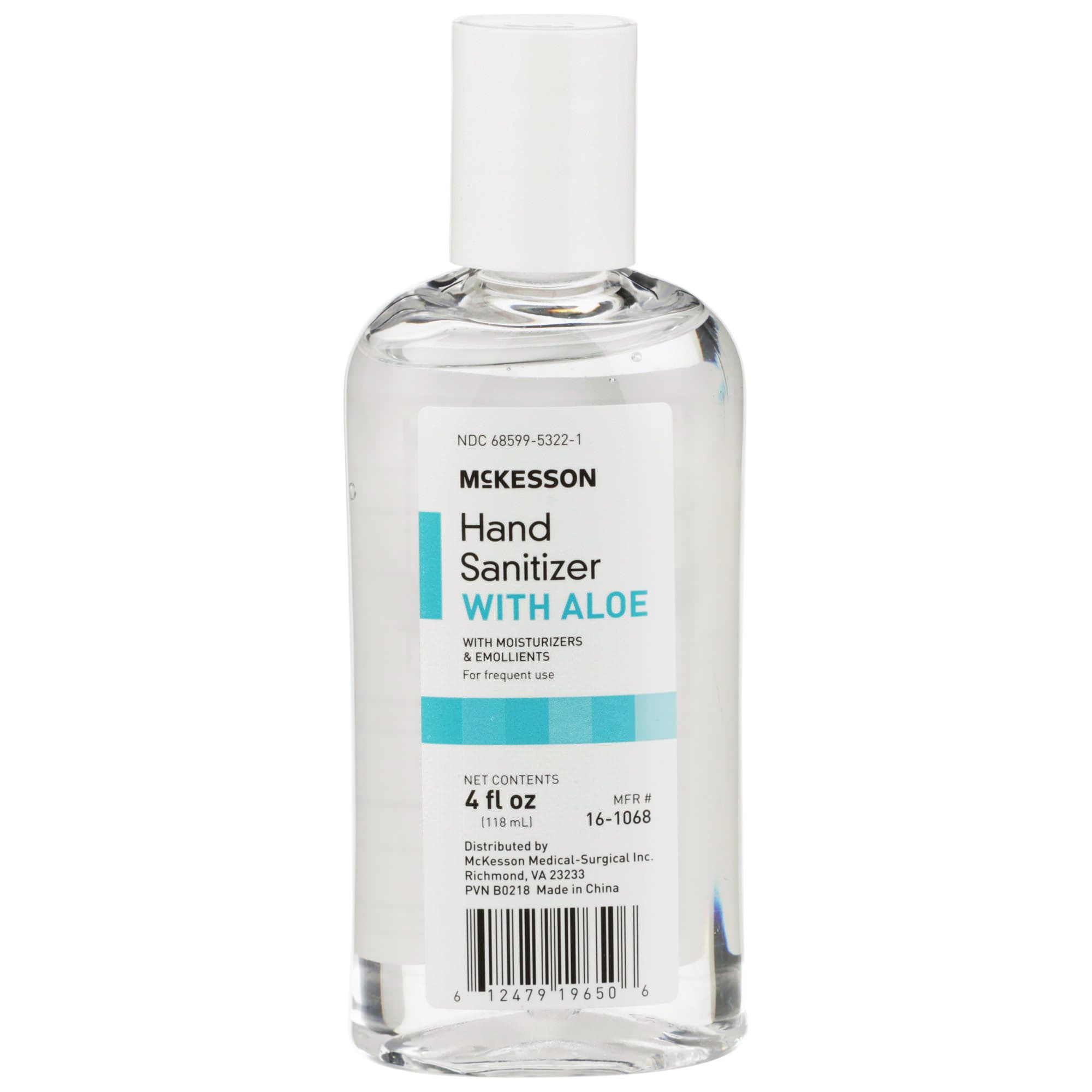 McKesson Hand Sanitizer with Aloe Gel, 4 oz - Image 1